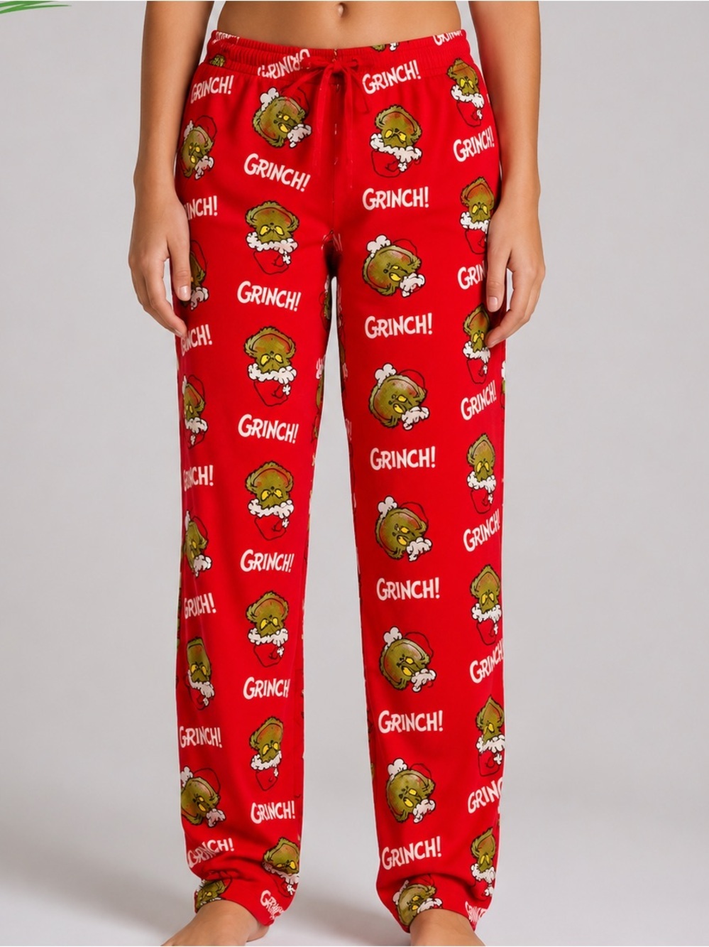 Holiday Grinch™ Red Fleece Pajama Pants for juniors SIZE 10
